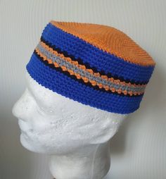 HANDMADE UNIVERSAL MENSWEAR STYLE ! MEN'S Kubanka Tubeteika, unisex short beanie BLUE color, cap, crochet hat from 100% COTTON yarn freestyle. BOHO Style Beanie. Casual. Cool... perfect for Spring, Summer, and Fall. Add a little style to your outfit with this lightweight beanie. Wear it over your forehead in true beanie style, or pushed back on the crown of your head with a bit of slouch. Create two different, but equally stylish, looks with this crochet hat. - For lovers of all the unique - For Casual Adjustable Crochet Flat Cap, Casual Crochet Flat Cap, Blue Bohemian Cap Hat, Bohemian Blue Crochet Hat, Blue Crochet Cap, Adjustable Flat Cap Crochet Hat, Casual Style, Casual Blue Crochet Beanie, Blue Bohemian Crochet Bucket Hat, Handmade Blue Crochet Beanie Hat