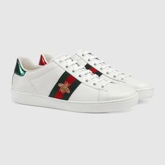 Tenis Gucci, Gucci Ace Sneakers, Gucci Shoes Sneakers, Sneaker Shop, Gucci Sneakers, Gucci Fashion, Best Sneakers, Sneaker Collection, Gucci Bags