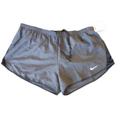 Nike Dri-Fit Running Gray Lined Shorts Brand New With Tags Womens Size Large And Xl Elasticized Waistband Running, Training, Gym K5 Athletic Style, Womens Nike, Active Wear Shorts, Running Training, Athletic Fashion, Shorts Athletic, Nike Shorts, Cross Training, Solid Pattern