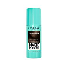 L'Oréal Magic Retouch Instant Root Concealer Spray, Ideal for Touching Up Grey Root Regrowth, 75 ml, Colour: Dark Bro... Root Touch Up Spray, Best Hairspray, Covering Grey Roots, Root Cover Up, Hair Color Spray, Root Concealer, Covering Gray Hair, Grey Roots, Root Touch Up