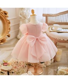 Get 10% off now! Buy cute pink toddler girls birthday party dress with bubble sleeves at cheap price online. Free stable shipping and pro custom service since 2009. Toddler Girl Birthday Party, Pink Toddler Dress, Dance Theme, Girls Birthday Party Dress, High Low Prom Dresses, Purple Prom Dress, Girl Accessories, Country Wedding Dresses, Tea Length Wedding Dress