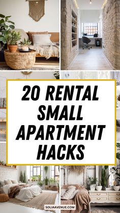 apartment hacks that are great for small spaces