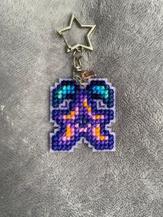 the pixel keychain has an elephant on it