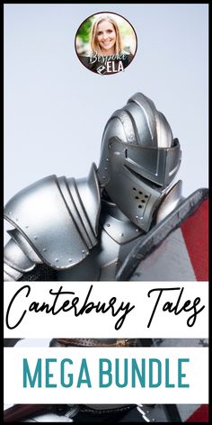 an image of a knight with text overlay that reads, canterbusy tales mega bundle