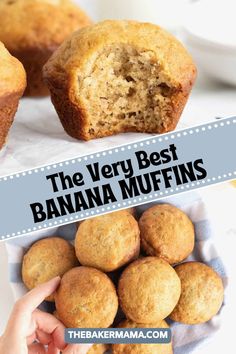 the very best banana muffins recipe