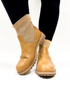 These booties are going to be your new go-to this fall. Throw these on with a cute graphic tee and flannel to head to the pumpkin patch. These are so incredibly comfortable and that sock looking detail helps stretch to fit any ankle. True to size. If you're a half size, size up. Corkys Rugged Ankle-high Boots For Fall, Winter Everyday Ankle Boots, Everyday Winter Ankle Boots, Everyday Ankle Boots For Winter, Everyday Fall Ankle Boots, Rugged Ankle Boots For Fall, Casual Winter Booties Medium Width, Everyday Round Toe Boots For Fall, Brown Outdoor Boots For Fall