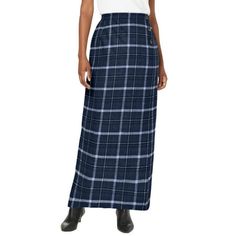 Jessica London Women's Plus Size Side-Button Wool Skirt Wool Faux Wrap Plaid Maxi Skirt.Pencil in your look for the week! This side-button plaid skirt is the perfect piece addition to your wardrobe. Pair it with a turtleneck blouse & a blazer to complete your 9-to-5 look. Faux wrap silhouette3 non-functional button closuresBack elasticSide zip39" lengthWool blendDry clean, imported. About the brand: Style To Live By. Jessica London specializes in head-to-toe womens plus size clothing outfitting Plaid Maxi Skirt, Turtleneck Blouse, Skirt Wool, Skirt Pencil, Plus Size Vintage, Party Skirt, Printed Pencil Skirt, Wool Skirt, Swim Skirt