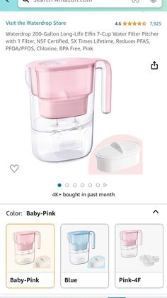 a pink blender is on sale in the store