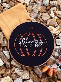 a black and orange hoop with the words spook's n y on it