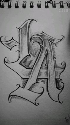 the letter r is drawn in pencil on paper