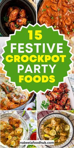 the top 15 festive crockpot party foods