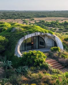 an unusual house in the middle of nowhere