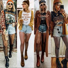 Stile Punk Rock, Look Grunge, Concert Ideas, Fest Outfits, Theatrical Romantic, Stil Boho, Thrift Inspo, Boho Clothes, Rock Outfits