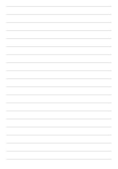 a blank lined paper with lines in the middle and one line at the bottom, on top of it