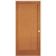 The Simpson name has been synonymous with fir doors since the beginning. Tight, vertical grain and warm coloring give our douglas fir doors an enduring appeal. SIMPSON 24-in x 80-in Solid Core 1-panel Left Hand Unfinished Fir Wood Flat Jamb Single Prehung Interior Door in Brown | LO999921 Mid Century Modern Interior Doors, Fir Doors, Interior Doors Styles, Single Panel Door, Douglas Fir Wood, Prehung Interior Doors, Doors Interior Modern, Solid Wood Doors, Mid Century Modern Interiors