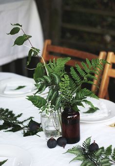 the top wedding decor for 2017 pinterest predicts are in vases with greenery