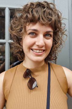 Short shaggy haircut for curly hair with tousled layers Haircut For Curly Hair, Shaggy Cut, Shaggy Haircut, Shaggy Haircuts, Haircuts For Curly Hair