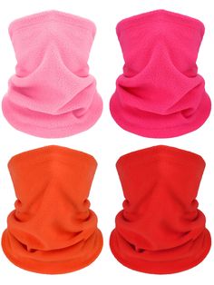 PRICES MAY VARY. Enough quantity: you will get 4 pieces of multi-functional winter fleece neck warmers, enough for your wearing and replacement, they come with classic colors, easy to match with your daily clothes and sport costumes Multiple use: these fleece neck warmers approx. 11.4 x 10.1 inches, the breathable fleece bandanas can widely applied as head wraps, face coverings, neck gaiter, headband, balaclava headwear, neck warmer, ear warmer and more, one accessory can meet your different use Fleece Neck Warmer, Sports Costume, Fleece Headbands, Neck Warmers, Winter Face, Daily Clothes, Ear Warmer, Neck Gaiters, Practical Design