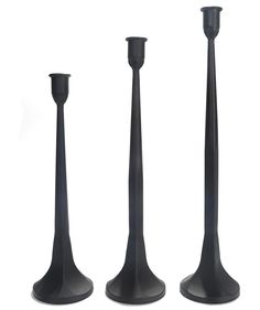 PRICES MAY VARY. Elegant Design: This set includes three elegant black candlestick holders in varying heights for a stylish display Versatile: These candlesticks can be used for decorative purposes or to hold candles for a warm, ambient lighting Durable Construction: Made from heavy cast iron materials, these candlesticks are designed for long-lasting use, timeless design Easy to Maintain: With a sleek black finish, these candlesticks can be easily wiped clean Dimensions: The set includes one ta Tapered Candle Holders, Black Candlestick Holders, Warm Ambient Lighting, Tapered Candle, Tall Candlesticks, Tall Candle Holders, Taper Candle Holders, Candle Stand, Taper Candles