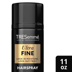 For a look that's never stiff or sticky, use TRESemmé Ultra Fine Hairspray. This lightweight hairspray, provides a 24 hour flexible hold & touchable finish without the crunch. Our professional-quality formula is designed to lock in moisture & lock out frizz. To achieve the best results, apply TRESemmé Protecting Heat Styling Spray to damp hair for breakage and heat protection up to 450 degrees so you can heat style with confidence. Lock in your style and moisture with our Ultra Fine Layering Hai Tresemme Hair Products, Tresemme Hairspray, Tresemme Shampoo, Anti Frizz Spray, Hair Volume Spray, Volumizing Spray, Lock Out, Hairstyling Products, Finishing Spray