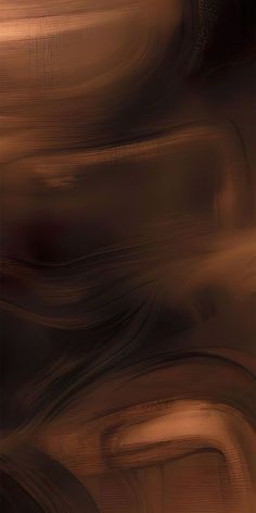 an abstract painting with brown and black colors