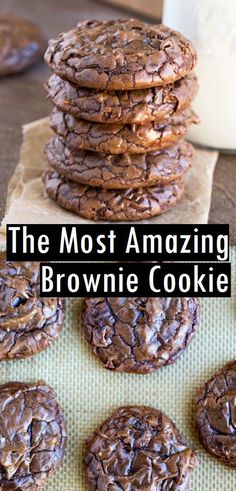 the most amazing brownie cookies ever