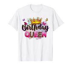 PRICES MAY VARY. This funny tee features a design with the quote Birthday Queen Birthday Women Birthday Girl Its My Birthday. It’s the nice tee for women, girls, daughter, sister, niece, mom, aunt... on birthday. Birthday Queen Birthday Women Birthday Girl Its My Birthday tee is the awesome tee ideas for any holiday such as July 4th, Christmas, Halloween, Father's Day, Mother's Day, Retirement, Anniversary, Graduation, St. Patrick's Day or present. Lightweight, Classic fit, Double-needle sleeve Quote Birthday, Tee Ideas, Birthday Women, Queen Birthday, Birthday Queen, Birthday Tee, Women Birthday, Cricut Projects Vinyl, Birthday Woman