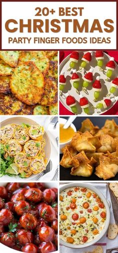 Want to impress your guests? These Christmas party finger foods ideas are simple, delicious, and perfect for any holiday gathering! Finger Christmas Food, Food For Christmas Eve Party, Christmas Apps For Party, Christmas Party Deserts Ideas, Christmas Party Finger Food Ideas, Christmas Eve Easy Appetizers, Easy Appetizers Christmas Party, Holiday Finger Foods Desserts, Hosting A Holiday Party