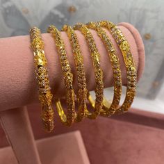 Statement Bangles, 22k Gold Bangles, Gold Bangles Indian, Gold Bangle Set, Real Gold Jewelry