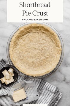 This super easy, super delicious pie crust is a traditional shortbread with just butter, powdered sugar, flour, and a pinch of salt. It makes a great base for a variety of pie fillings, both baked and no-bake. Just mix, press it into the pan, chill, then bake! Portuguese Pastries, Shortbread Pie, Shortbread Pie Crust, Pizza Panini, Pie Game, Pie Crust From Scratch, Baking Station, Chocolate Pie With Pudding, Cheesecake Oreo