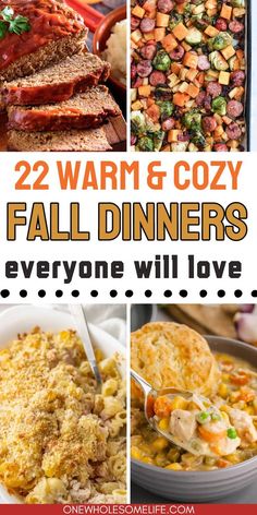 Collage of fall dinner ideas. Dinner Ideas Fun, Cheap Fall Dinner, Ground Beef Crockpot, Chef Breakfast, Fall Dinner Ideas, Beef Crockpot, Fall Dinners, Fall Dinner, Cozy Fall