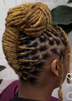 Locs Updo, Big Twist Braids Hairstyles, Two Strand Twist Hairstyles, Hair Like Wool, Dreads Hairstyles, Locs Styles