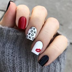 Nails Valentine, Vday Nails, Nails Valentines, Super Cute Nails, Valentine Nails, Fall Nail Art Designs