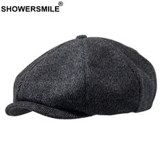 TYPE:Newsboy Caps GENDER: Men COMPOSITION: Wool,Polyester HAT CIRCUMFERENCE: 56-58 cm,58-60 cm PATTERN: Stripe SEASON: Autumn,Winter Note 1: 1cm=0.3937 inch. Note 2: With the difference in the measurement methods, please allow 1-3 cm in size deviation. Note 3: There might be slightly difference in color, because of the computer monitor settings. Note 4: If you cannot decide the size, please send a message to our customer service team (tell us your detailed measurements).   Product Name: SHOWERSMILE Brand Wool Newsboy Caps Men Grey Herringbone Flat Caps Women Coffee British Painters Hat Autumn Winter Caps And Hats Features: British Cap For Men / Vintage Newsboy Hats / Caps Newsboy Peaky Blinders Cap, Newsboy Cap Men, Winter Caps, Woolen Cap, Flat Caps, Berets Cap, Cap Patterns, Grey Herringbone, Herringbone Tweed