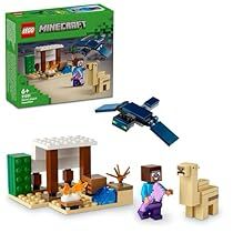 the lego minecraft set is in its box and ready to be played by children