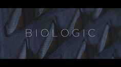 the word biologic written in white on a black background