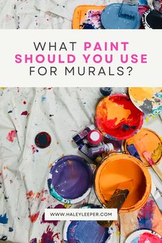 what paint should you use for murals?