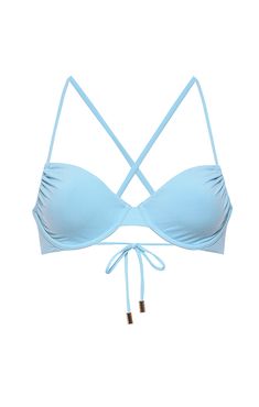 Icey Underwire Bikini Top Arctic Blue, Cute Swimsuits, Island Girl, Bandeau Top, Resort Wear, Dream Closet, Bathing Suits, Fashion Forward, Outfit Ideas