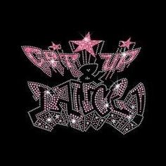 a black background with pink stars and the words do it yourself written in white letters