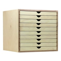 PRICES MAY VARY. Actual size of Drawer Cabinet for IKEA: 13" Wide x 13" High x 14-3/4" Deep Drawer Dimensions for Single Drawer: 12-1/4” Wide x 13-5/8” Long x 1” Deep | NOTE: Single Drawer does not have sides. Are you looking for a versatile craft storage solution? With 10 drawers and 10 square feet of storage, you can organize your wood mount stamps, paper, ink pads, embellishments, ribbons and more. The Storage Drawer Cabinet is a great option to store paper if fading from bright lighting is a Art Studios Ideas, Craft Storage Drawers, Home Art Studios, Ikea Kallax Shelving, Kallax Shelving, Art Supply Storage, Literature Organizer, Craft Storage Solutions, Craft Paper Storage