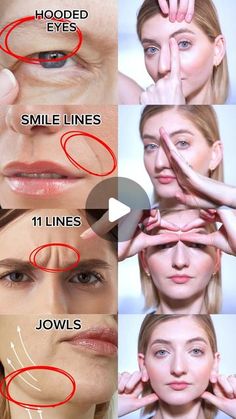 Facial Exercises For Jowls, Face Message, Facial Exercise, Face Fitness, Natural Face Care, Face Yoga Exercises, Tone Face