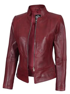 Maroon leather Jacket Plus Size Leather Jacket, Maroon Leather Jacket, Cafe Racer Leather Jacket, Stylish Leather Jacket, Pink Leather Jacket, Cafe Racer Jacket, White Leather Jacket, Green Leather Jackets, Blue Leather Jacket