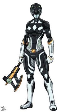 Black Ranger Art, Earth 27, Space Anime