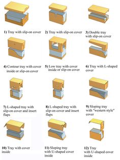 the instructions for how to make a cardboard box