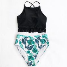 Item Type: Bikinis Set Material: Polyester,Spandex Gender: Women Pattern Type: Print,Solid Waist: High Waist Fit: Fits true to size, take your normal size Model Number: CYY1231 Brand Name: CUPSHE Support Type: Wire With Pad: Yes Color : As Photos Show Size: S M L XL XXL About Cup Style: With padding bra Item Type : Bik Hollister Swimwear, Summer Bathing Suits, Tropical Bikinis, Cute Bathing Suits, Beach Swimwear, Cute Swimsuits, Monokini