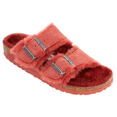 Birkenstock Arizona Shearling Suede Comfort Sandal  Step into the cooler months in your favorite Birkenstocks, lined in warm, fuzzy shearling fur.  Good to Know Birkenstock Shearling, Shearling Sandals, Birkenstock Colors, Good To Know, Leather Socks, Birkenstock Arizona, Slides Shoes, Comfortable Sandals, Dream Shoes