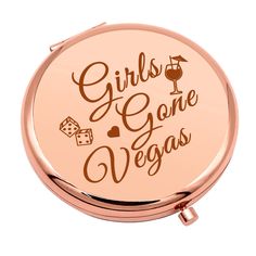 PRICES MAY VARY. Vegas Girls Trip Gifts:Compact makeup mirror engraved with 'Girls Gone Vegas. 'Personalized gifts magnify your thoughtful gesture and make the recipient feel special.This is the meaningful gift to keep your travels close to heart with your best sisters.Perfect gift for best friends going on a fun girls Vegas trip. Girls Weekend Gift Ideas:Girls trip gift folding makeup mirror for best friend as surprising gift for her.The person who receives this gift will definitely understand Girls Trip Gift Ideas, Vegas Gifts, Vegas Girls Trip, Travel Makeup Mirror, Best White Elephant Gifts, Girls Weekend Gifts, Girls Trip Gifts, Gifts For Your Sister, Vegas Trip