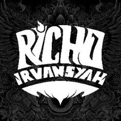 black and white logo with the words rock nirvana on it