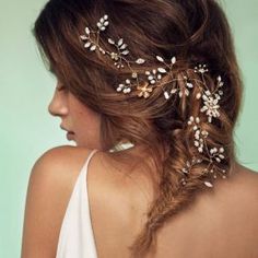 Romantic Braid, Top Braid, Wedding Inspirasi, Hair Vine, Accessories Collection, Bridal Headpieces, Bridal Hair Accessories, Wedding Hair Accessories, Bridal Accessories