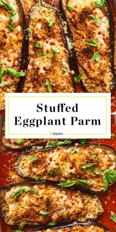 stuffed eggplant parm is an easy and delicious side dish for any meal